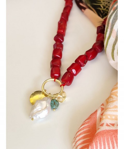 Natural Coral necklace