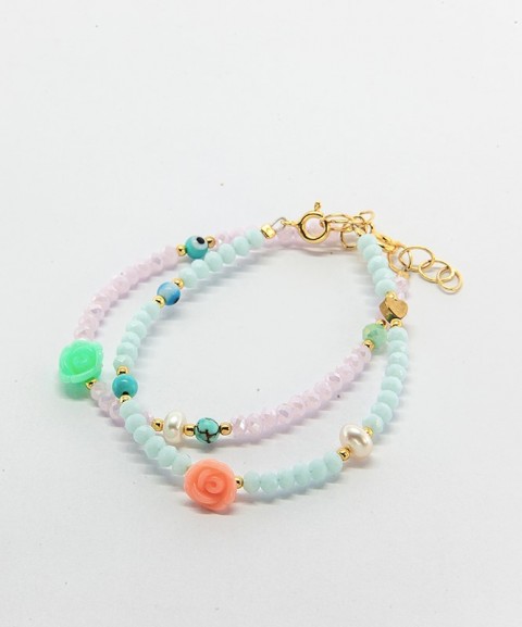 Girls' crystal bracelets...